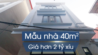 Mẫu nhà 40m2 đường Trần Nguyên Hãn với giá hơn 2 tỷ